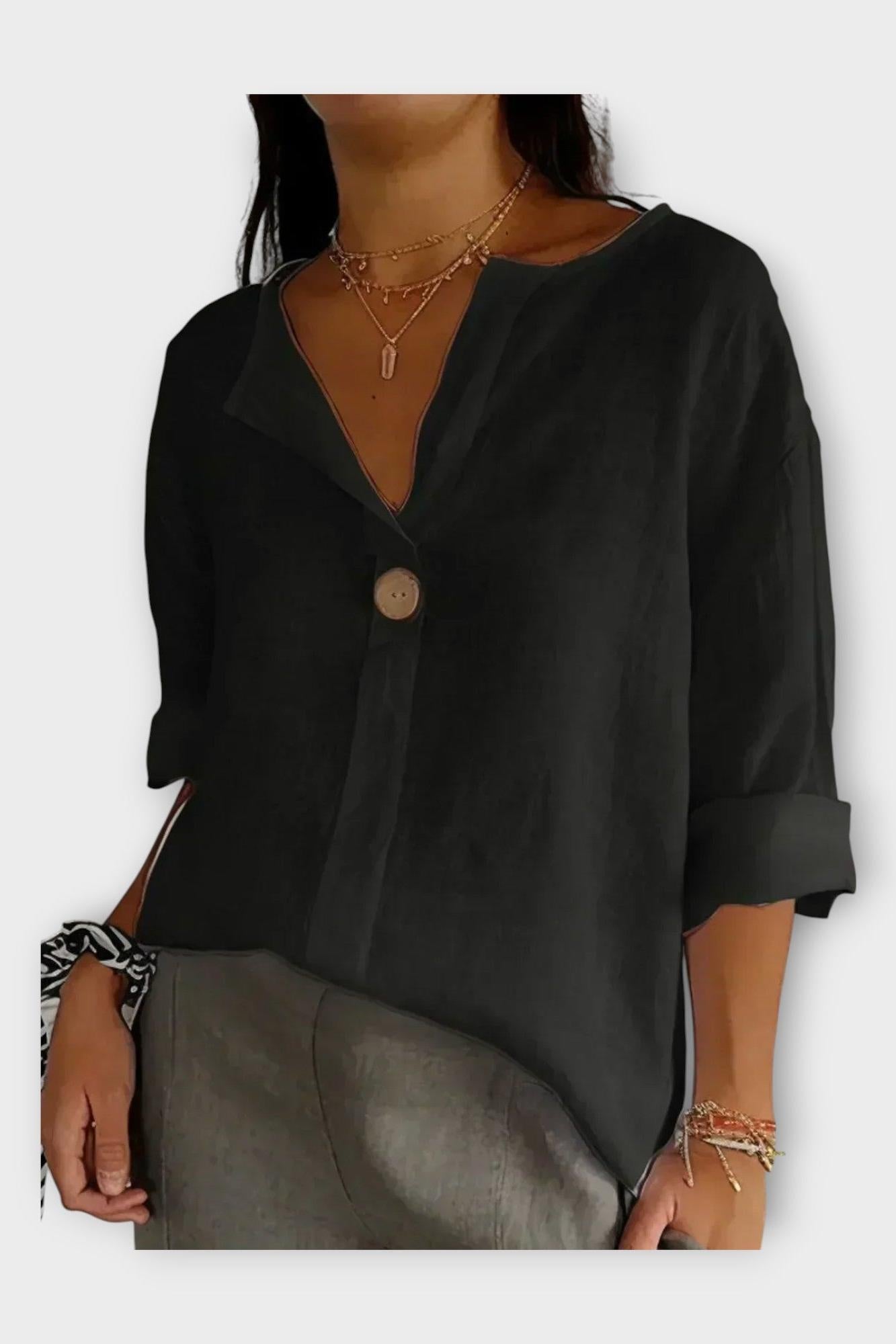 Marie | V-hals skjorte