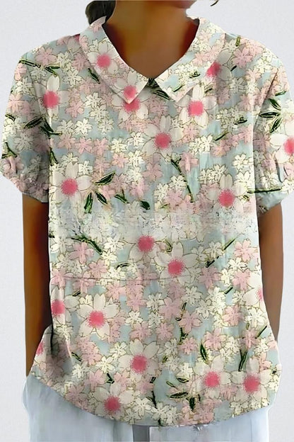 Selma | Blomstret bluse