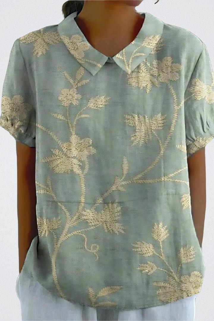 Selma | Blomstret bluse